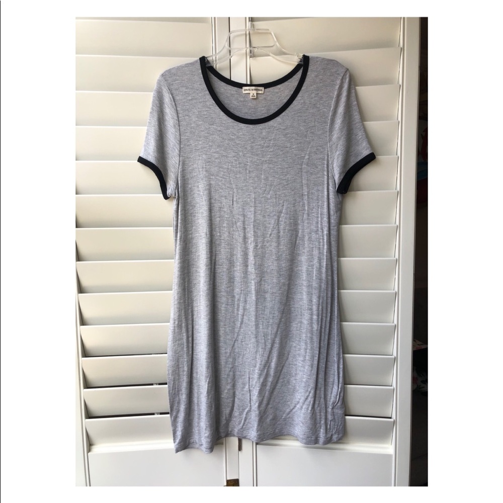 Gray T-shirt Dress